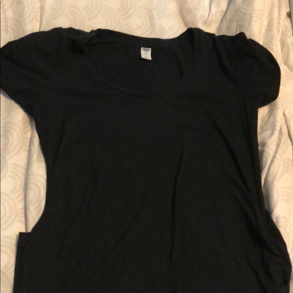 Black maternity dress